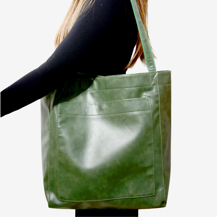 Borsa tote Evelyne™ in pelle vintage