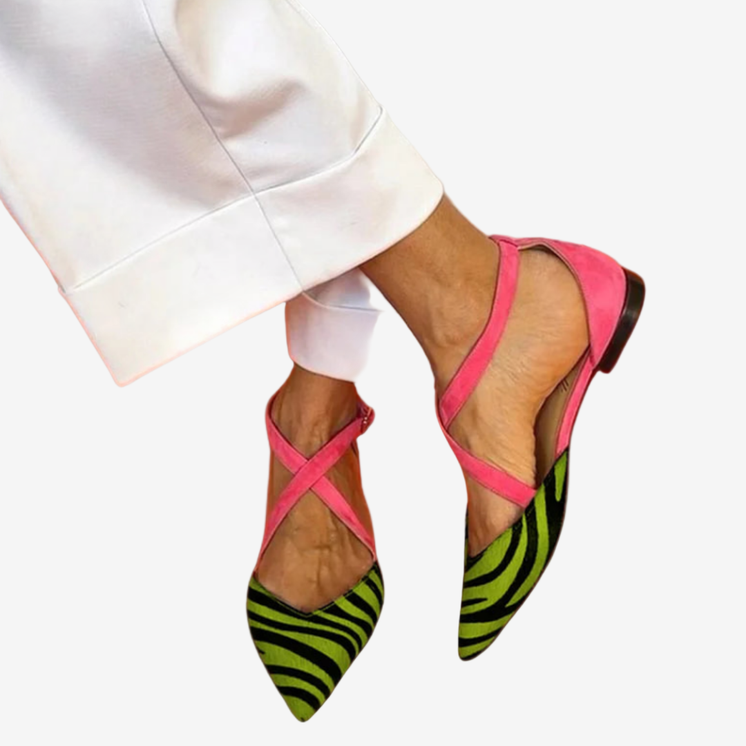 Mirelle™ Ballerine zebrate