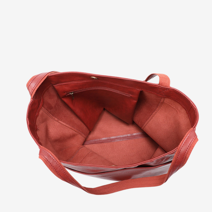 Borsa tote Evelyne™ in pelle vintage