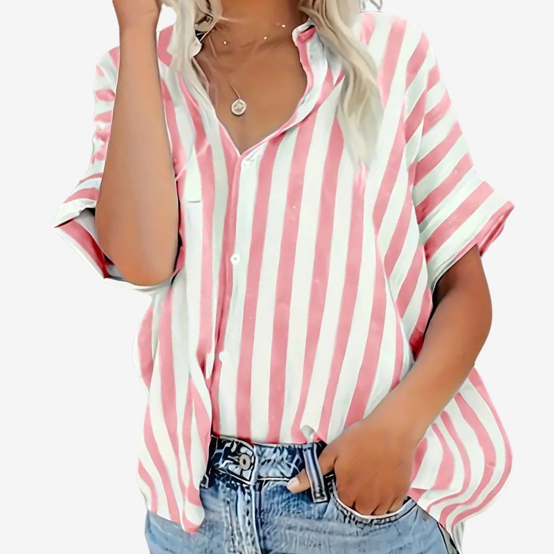 Iselise™ camicetta a righe