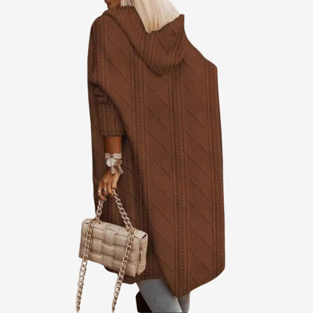 Janice™ Cardigan lungo lavorato a maglia