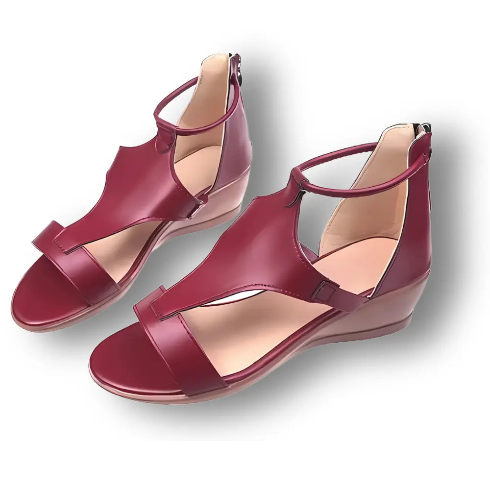 Hawa™ | Sandali ortopedici con tacco compensato da donna