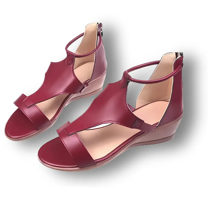 Hawa™ | Sandali ortopedici con tacco compensato da donna
