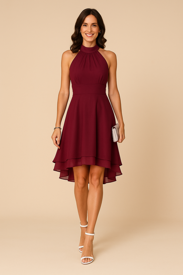 Lilah™ | Abito elegante con orlo svasato