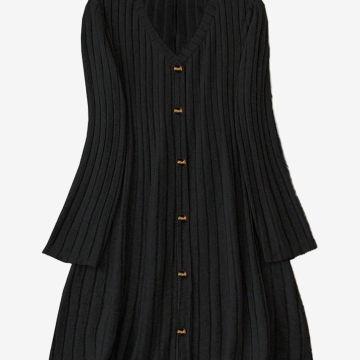 Veronie™ Abito in maglia svasata