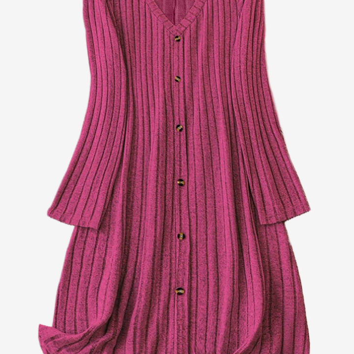 Veronie™ Abito in maglia svasata