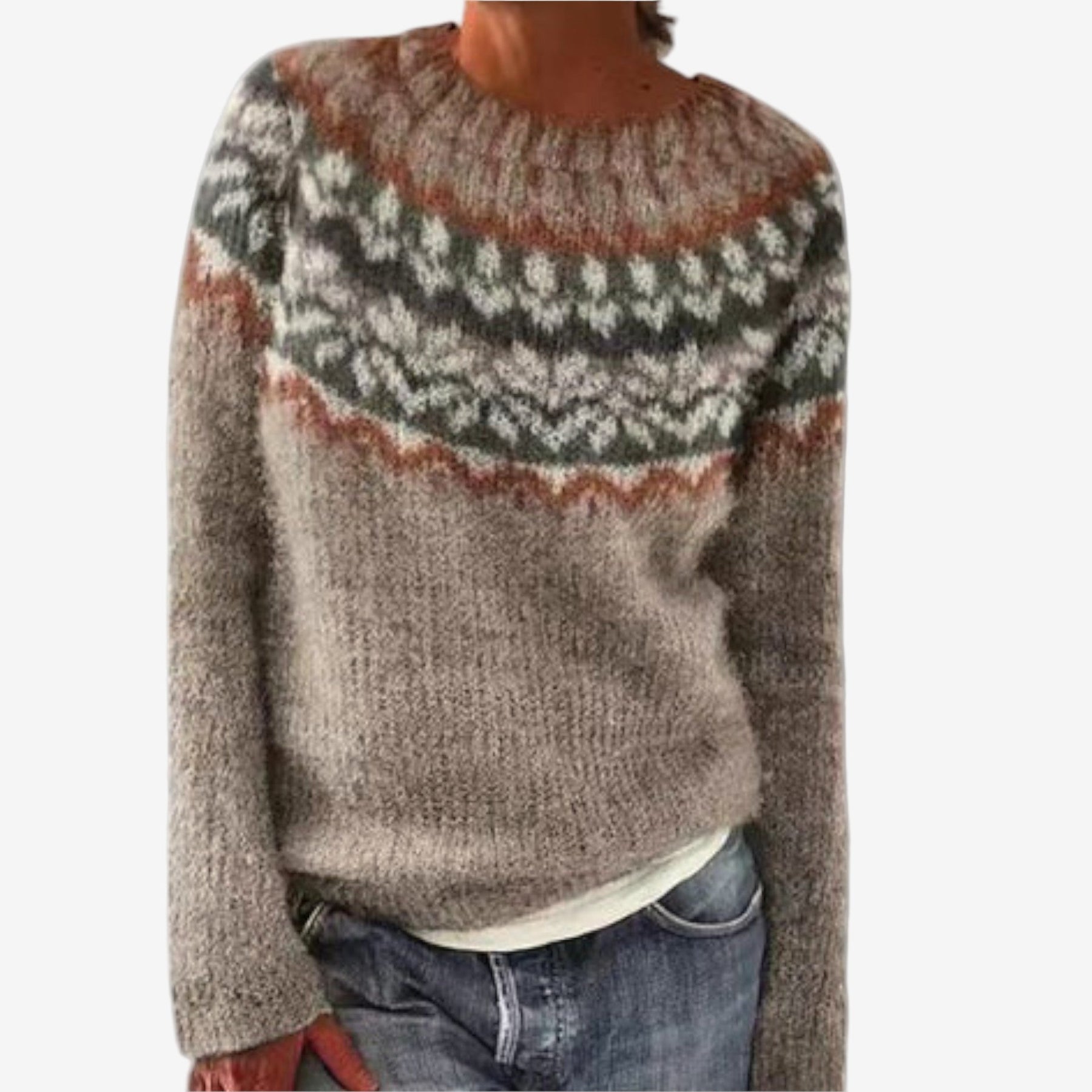 Suzane™ Maglione in maglia nordica
