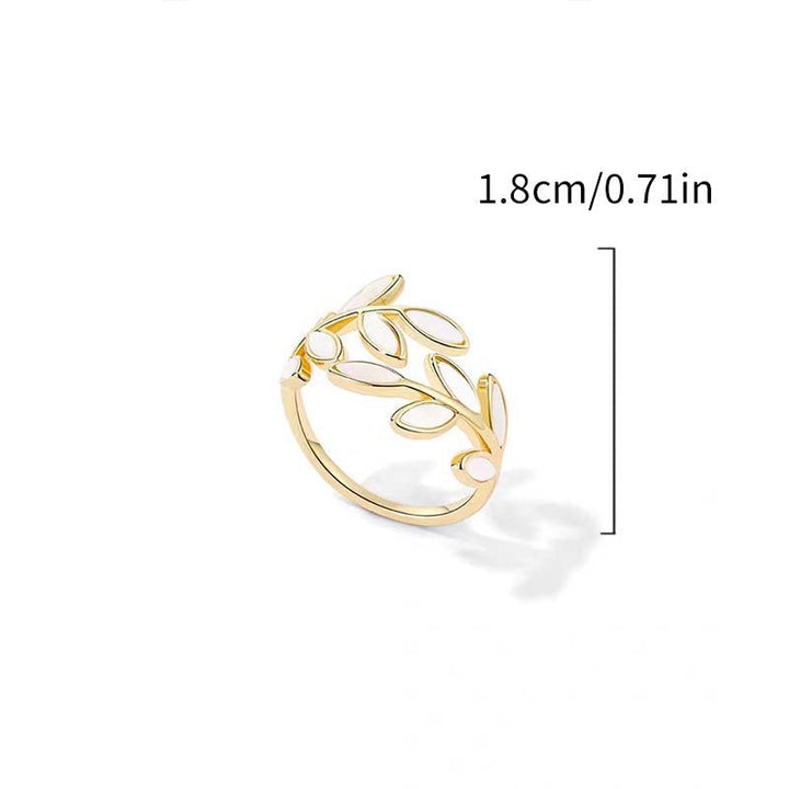 Issabeau™ Anello regolabile con fogliame