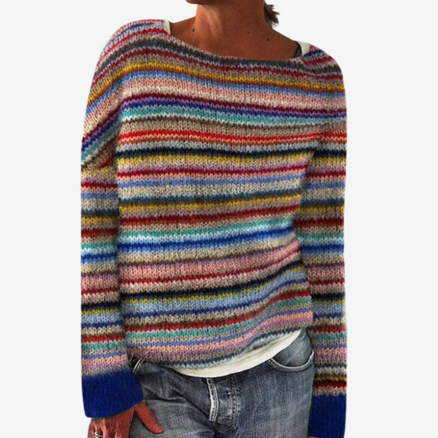 Manón™ Maglione a righe multicolori