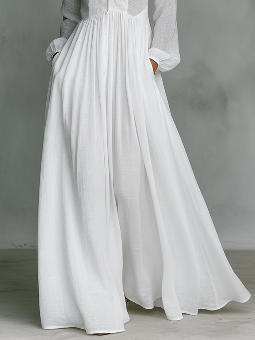 Elisa™ | Abito maxi patchwork elegante.