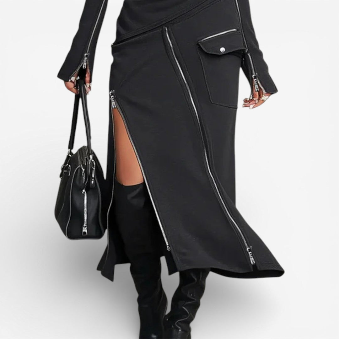 Carlene™ Abito aderente con spacco