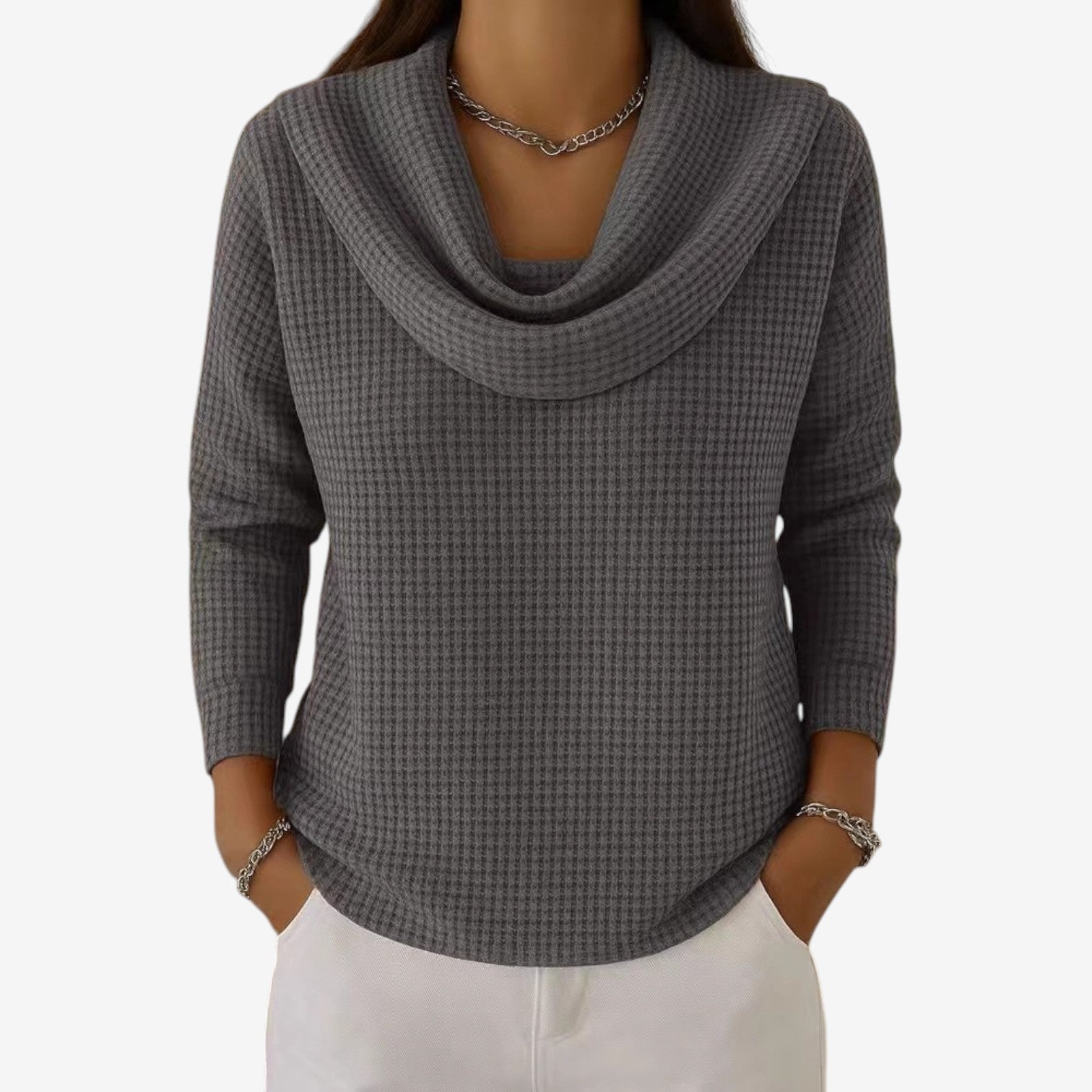 Vernhes™ Maglione drappeggiato