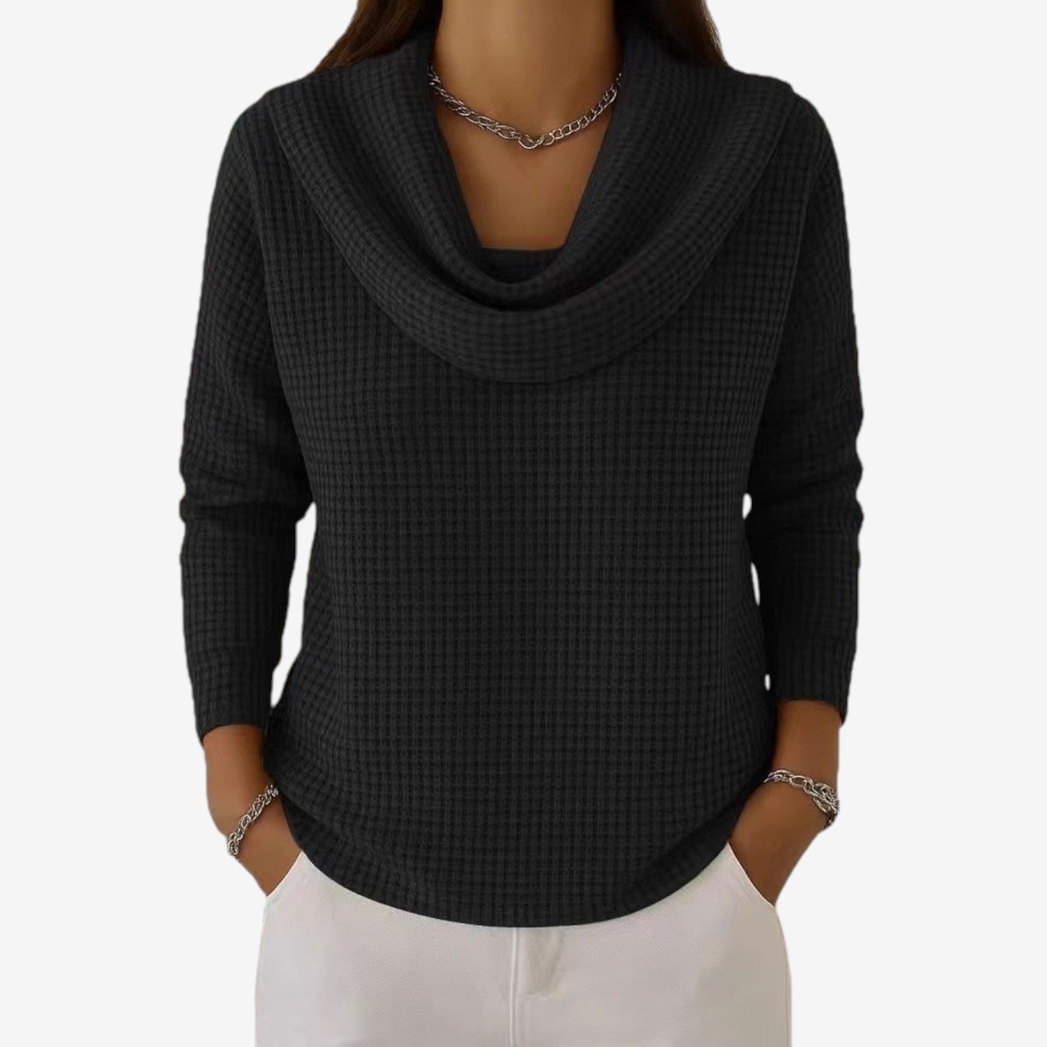 Vernhes™ Maglione drappeggiato