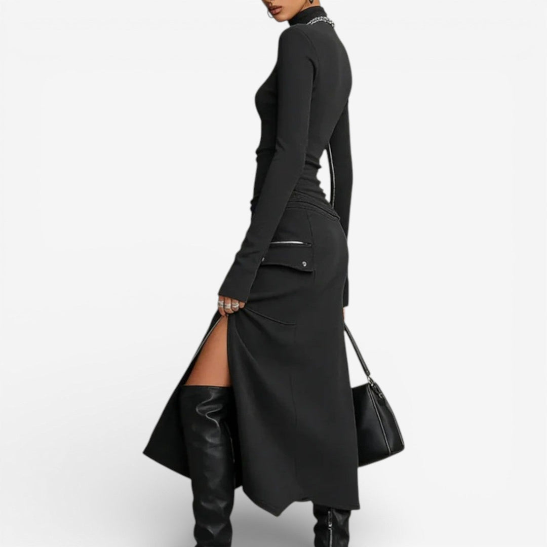 Carlene™ Abito aderente con spacco