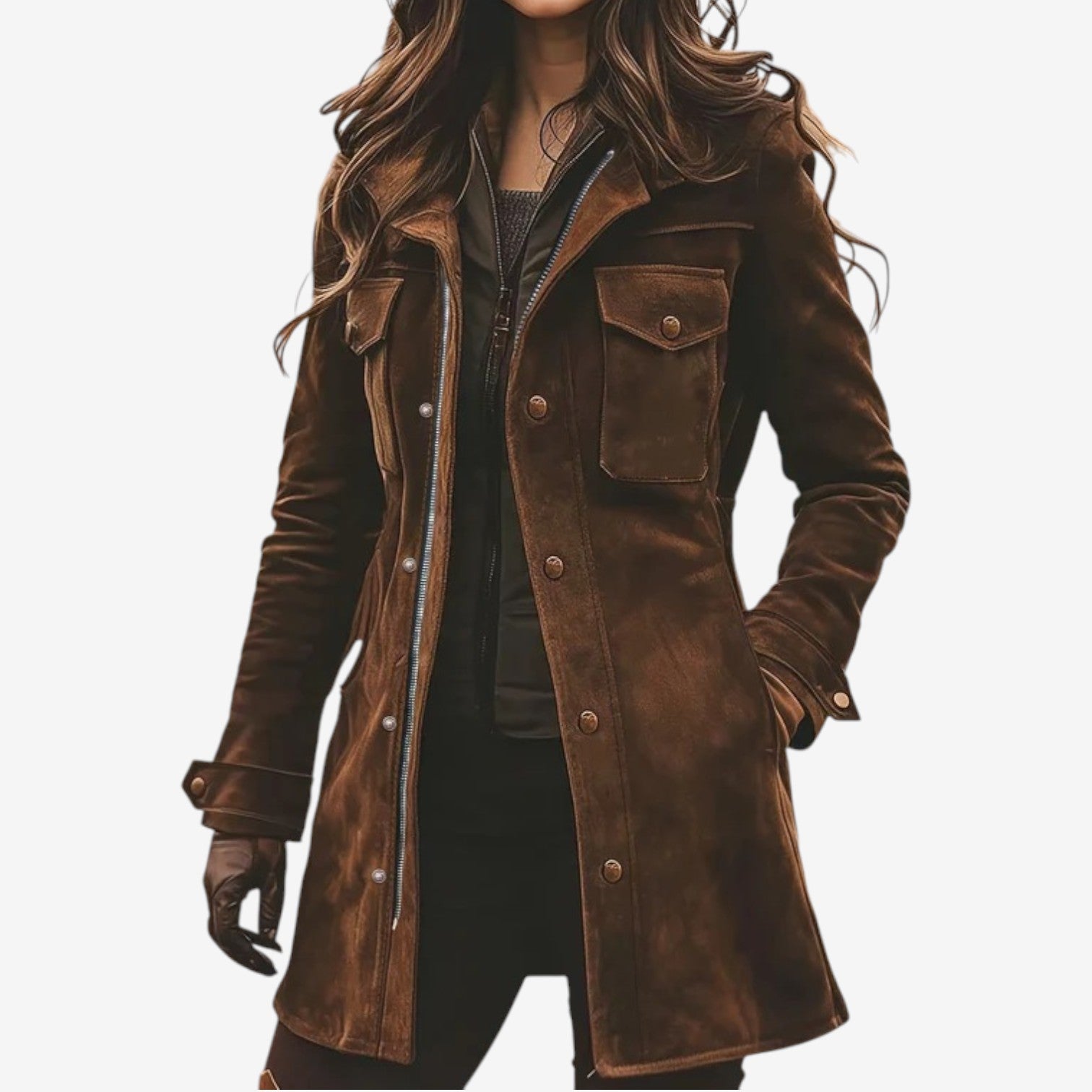 Cecyle™ Cappotto marrone