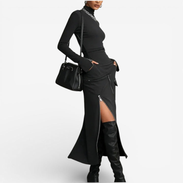 Carlene™ Abito aderente con spacco