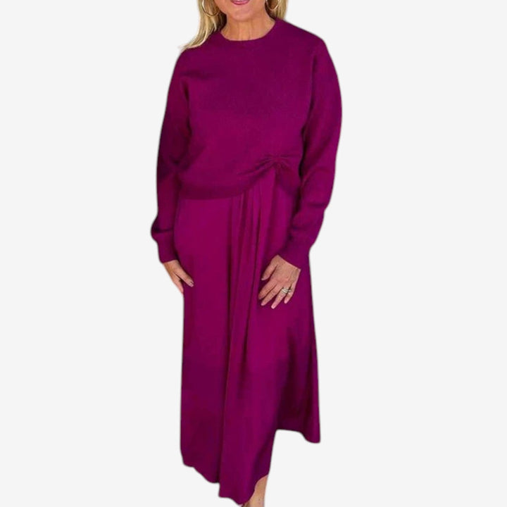 Abito Odette™ in maglia plissettata