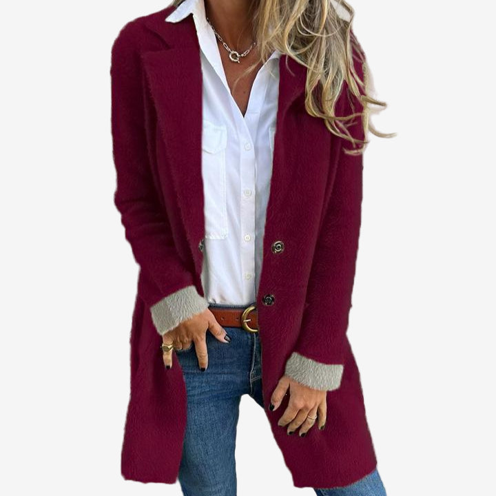 Martine™ Cardigan lungo lavorato a maglia